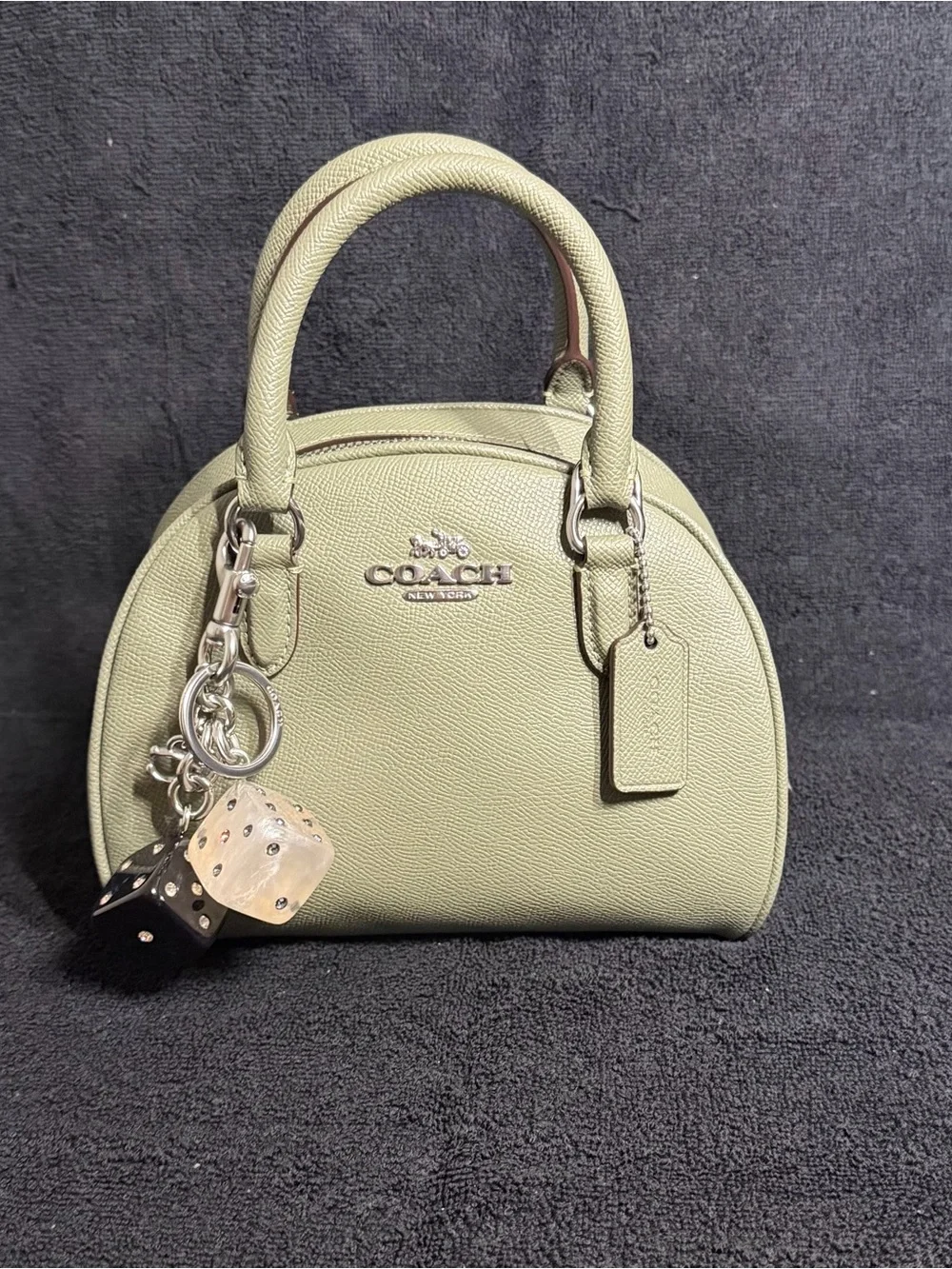 Coach Sage Green Mini Sierra Satchel